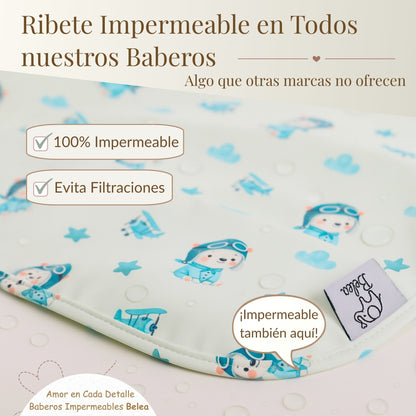 Pack Babero Manga Larga + Babero sin Mangas – Ositos | BeleaKids